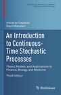 Cover: An Introduction to Continuous-Time Stochastic Processes - Birkhauser Boston Inc
