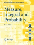 Cover: Measure, Integral and Probability - Springer