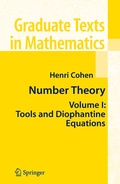 Cover: Number Theory - Springer