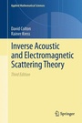 Cover: Inverse Acoustic and Electromagnetic Scattering Theory - Springer