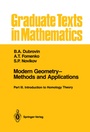 Cover: Modern Geometry-Methods and Applications - Springer