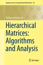 Cover: Hierarchical Matrices: Algorithms and Analysis - Springer