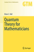 Cover: Quantum Theory for Mathematicians - Springer