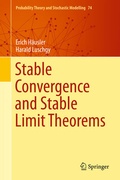 Cover: Stable Convergence and Stable Limit Theorems - Springer