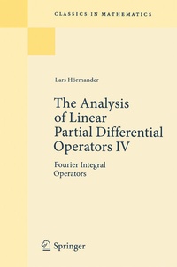 Abbildung von: The Analysis of Linear Partial Differential Operators IV - Springer