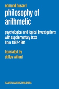 Abbildung von: Philosophy of Arithmetic - Kluwer Academic Publishers