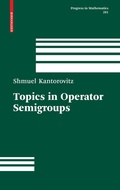 Cover: Topics in Operator Semigroups - Birkhauser Boston Inc
