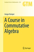 Cover: A Course in Commutative Algebra - Springer