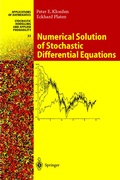 Cover: Numerical Solution of Stochastic Differential Equations - Springer