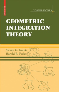 Enlarge image Cover: Geometric Integration Theory - Birkhauser Boston Inc