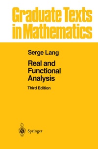 Enlarge image Cover: Real and Functional Analysis - Springer