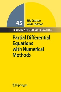 Enlarge image Cover: Partial Differential Equations with Numerical Methods - Springer