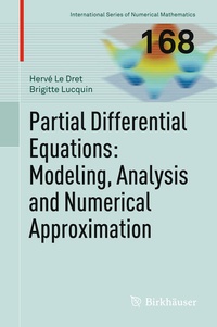 Enlarge image Cover: Partial Differential Equations: Modeling, Analysis and Numerical Approximation - Birkhäuser