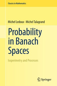 Enlarge image Cover: Probability in Banach Spaces - Springer