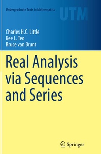 Enlarge image Cover: Real Analysis via Sequences and Series - Springer