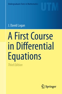 Abbildung von: A First Course in Differential Equations - Springer