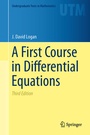 Cover: A First Course in Differential Equations - Springer