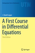 Cover: A First Course in Differential Equations - Springer