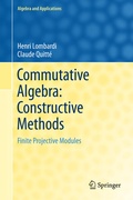 Cover: Commutative Algebra: Constructive Methods - Springer