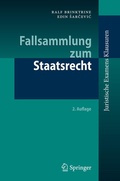 Cover: Fallsammlung zum Staatsrecht - Springer