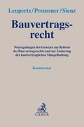 Cover: Bauvertragsrecht - C.H.BECK