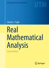 Enlarge image Cover: Real Mathematical Analysis - Springer
