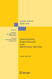 Bild vergrößern Bild: Continuous Martingales and Brownian Motion - Springer