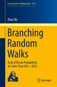 Enlarge image Cover: Branching Random Walks - Springer