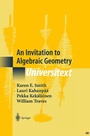 Cover: An Invitation to Algebraic Geometry - Springer
