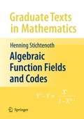 Cover: Algebraic Function Fields and Codes - Springer
