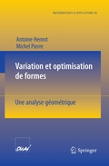 Cover: Variation et optimisation de formes - Springer