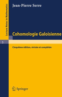 Abbildung von: Cohomologie Galoisienne - Springer