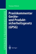Cover: Ger&auml;te- und Produktsicherheitsgesetz (GPSG) - Springer