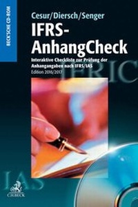 Bild vergrößern Bild: IFRS-AnhangCheck DVD Edition 2016/2017 - C.H.BECK