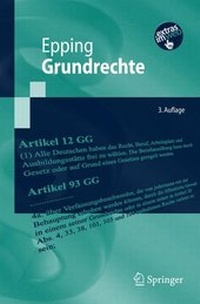 Abbildung von: Grundrechte - Springer