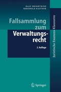 Cover: Fallsammlung zum Verwaltungsrecht - Springer