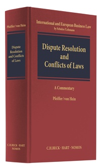 Abbildung von: Dispute Resolution and Conflicts of Laws - C.H.BECK