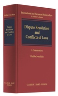Cover: Dispute Resolution and Conflicts of Laws - C.H.BECK