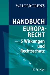 Bild: Handbuch Europarecht - Springer