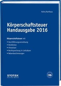 Abbildung von: Körperschaftsteuer Handausgabe 2016 - Stollfuß