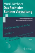 Cover: Das Recht der Berliner Verwaltung - Springer