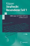 Cover: Strafrecht, Besonderer Teil 1 - Springer