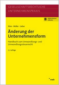 Abbildung von: Änderung der Unternehmensform - NWB