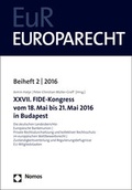 Cover: XXVII. FIDE-Kongress vom 18. Mai bis 21. Mai 2016 in Budapest - Nomos
