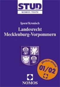 Bild vergrößern Bild: Landesrecht Mecklenburg-Vorpommern - Nomos