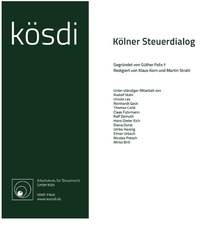 Abbildung von: KÖSDI - Kölner Steuerdialog - Stollfuß
