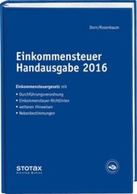 Abbildung von: Einkommensteuer Handausgabe 2016 - Stollfuß