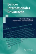 Cover: Internationales Privatrecht - Springer