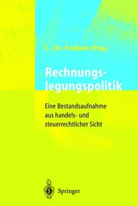 Abbildung von: Rechnungslegungspolitik - Springer
