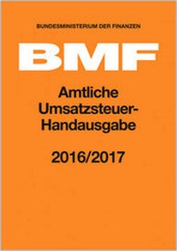 Abbildung von: Amtliche Umsatzsteuer-Handausgabe 2016/2017 - NWB